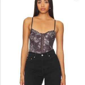 FREE PEOPLE night Rhythm body suit